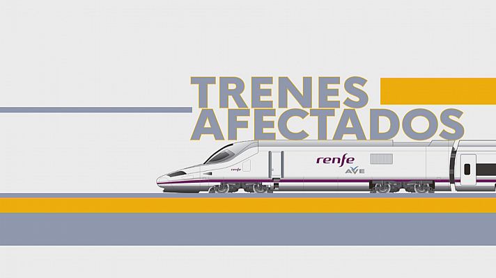 La DANA afecta al tráfico ferroviario