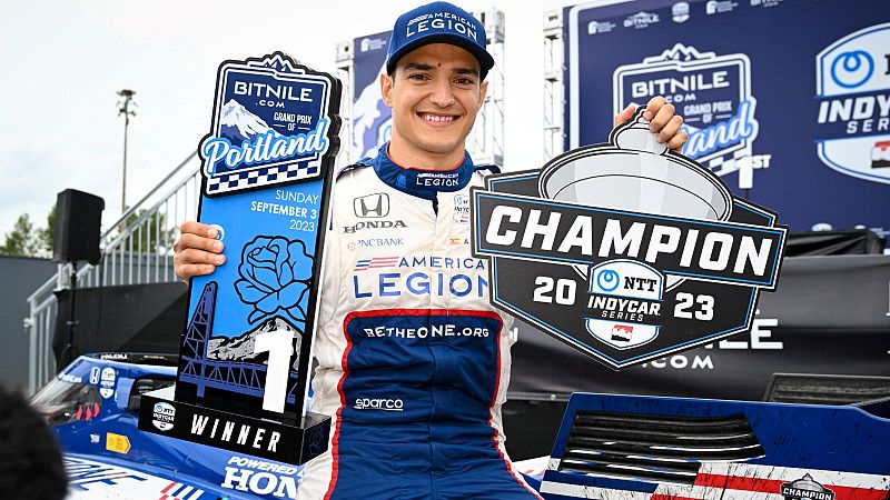 lex Palou, bicampen de las IndyCar Series