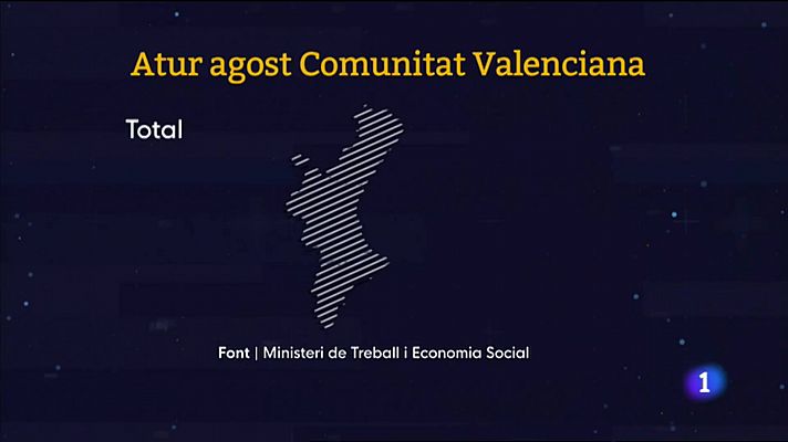 El paro sube en casi 3.200 personas en la Comunitat Valenciana en el mes de agosto