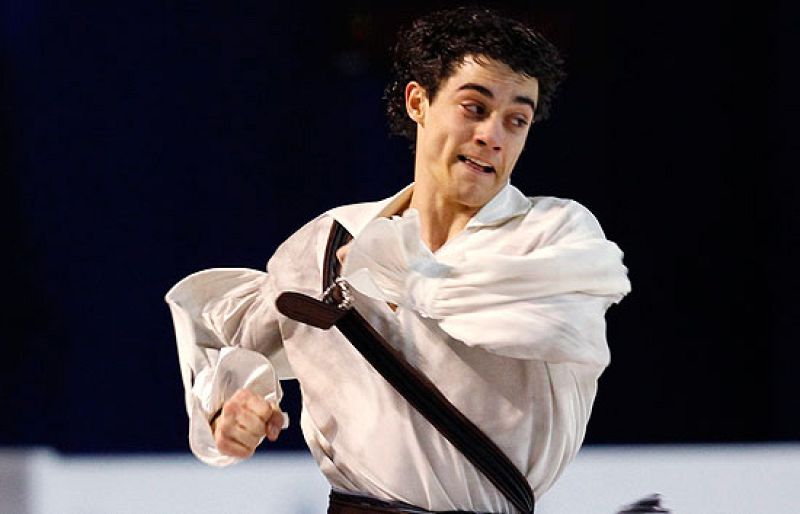 Javier Fernández, a por todas en su debut