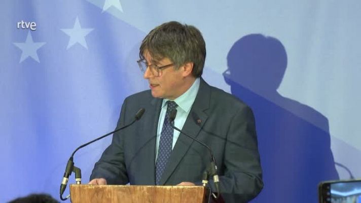 Especials informatius - Conferència de premsa sencera de Carles Puigdemont a Brussel·les sobre les condicions per negociar una investidura