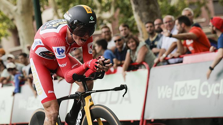 Vuelta ciclista a España - Vuelta | Kuss sigue de líder; Ganna se lleva la contrarreloj