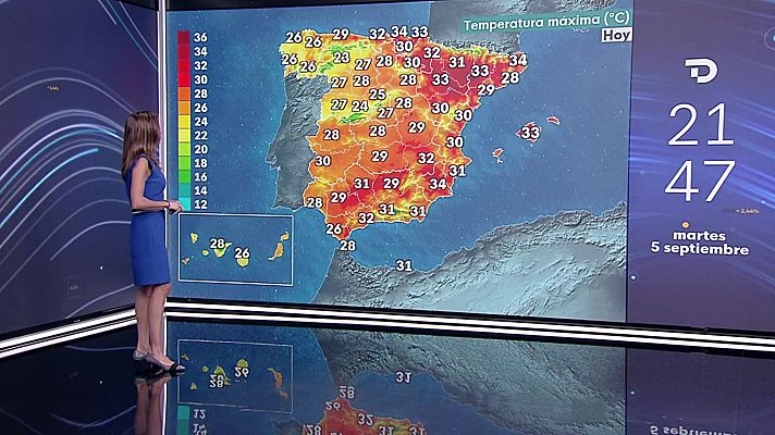 El tiempo - Temperaturas diurnas en ascenso en el centro y sur peninsular