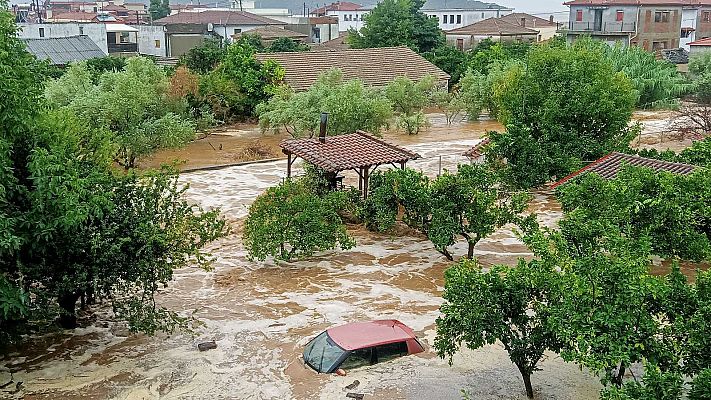 La tormenta Daniel deja al menos un muerto en Grecia