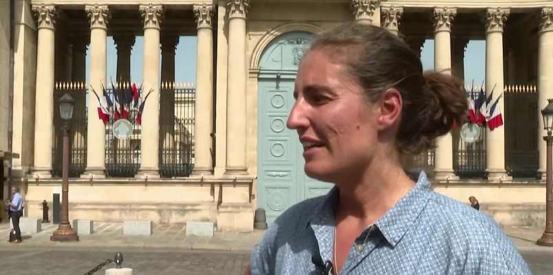 Telediario Matinal - La extenista Angelique Cauchy cuenta a TVE su desgarradora historia como víctima de abusos sexuales