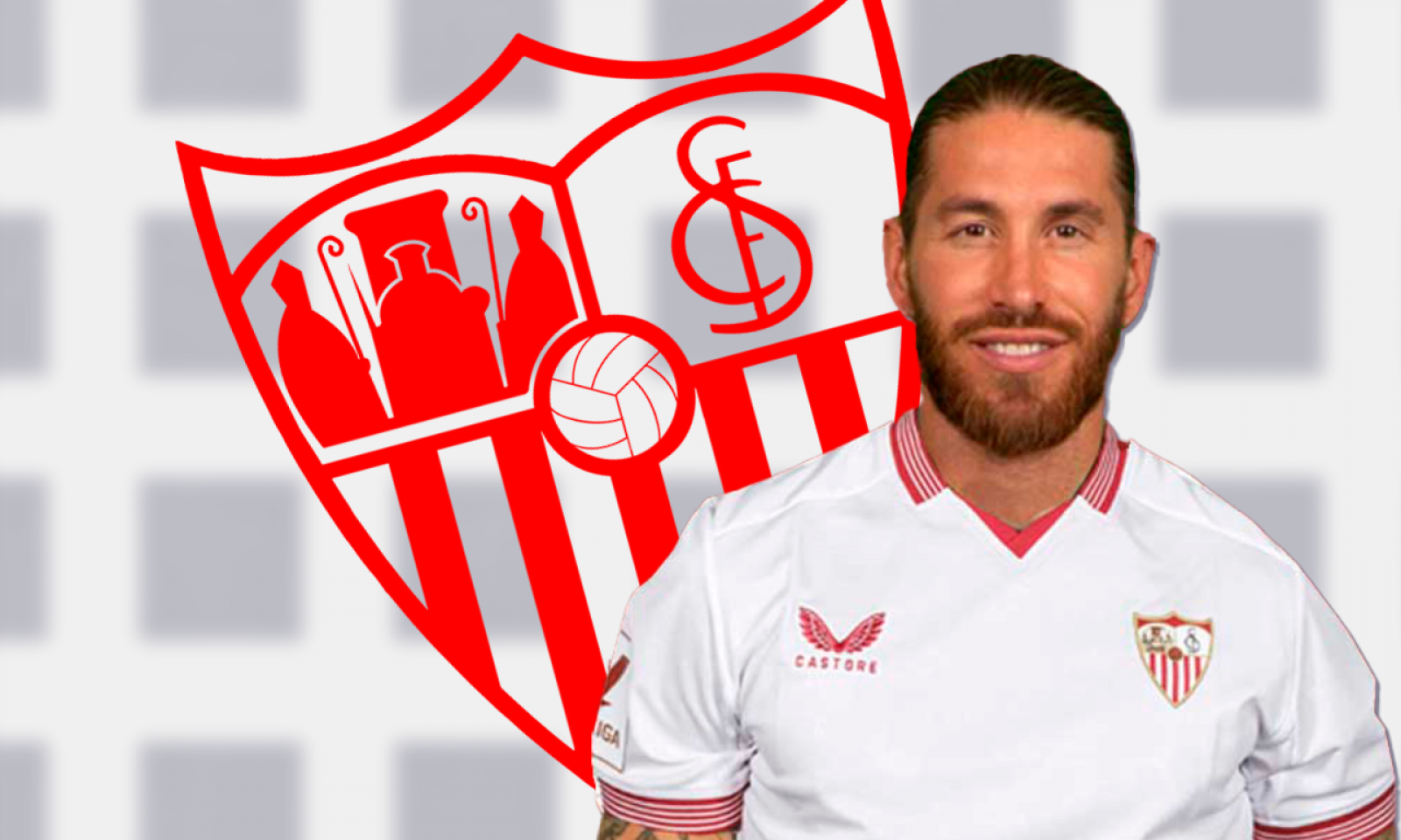 Ramos ante la afición sevillista