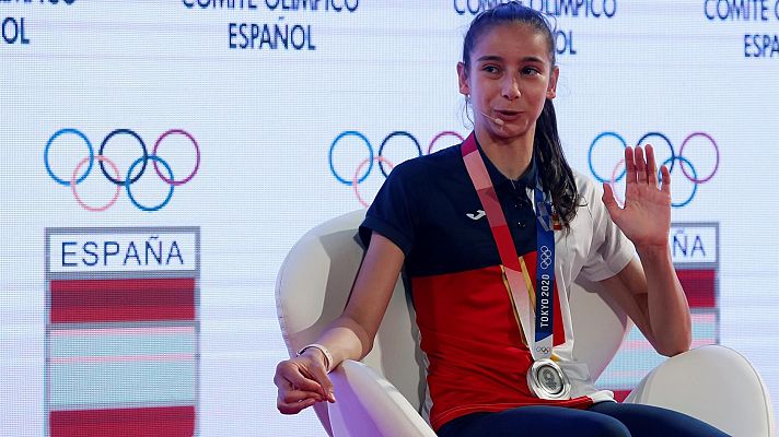 Telediario 1 - Adriana Cerezo quiere convertir su plata de Tokyo en oro en París 2024