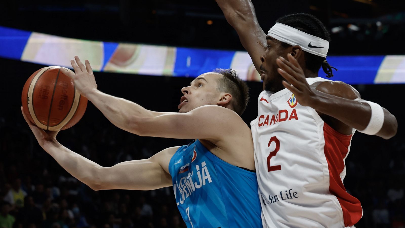 Baloncesto - Copa del Mundo Masculina. 1/4 final: Canadá - Eslovenia