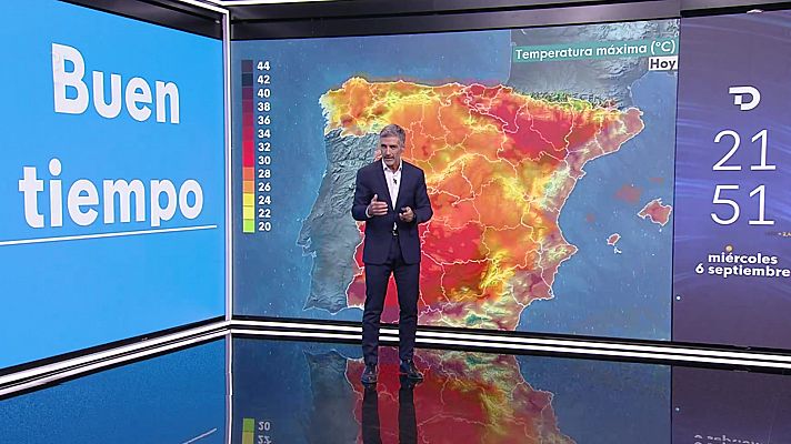 Temperaturas diurnas en ascenso en la mitad oeste peninsular 