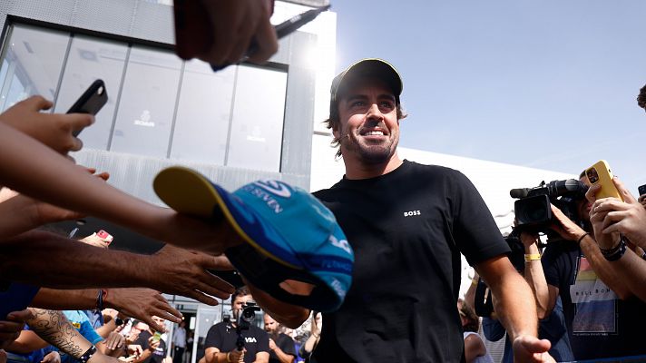 Fernando Alonso en el Jarama: entre lo festivo y lo emotivo