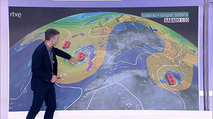 Se esperan chubascos y tormentas en el noroeste peninsular que pueden ser localmente fuertes        