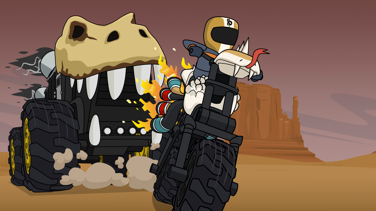 La carrera más brutal en el lejano Oeste - Swap Riders: Tunning The Beast | Ver