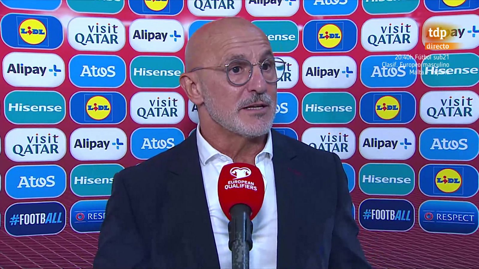 Luis de la Fuente: "Me siento fuerte por el apoyo de los jugadores" Luis de la Fuente: "Me siento fuerte por el apoyo de los jugadores"