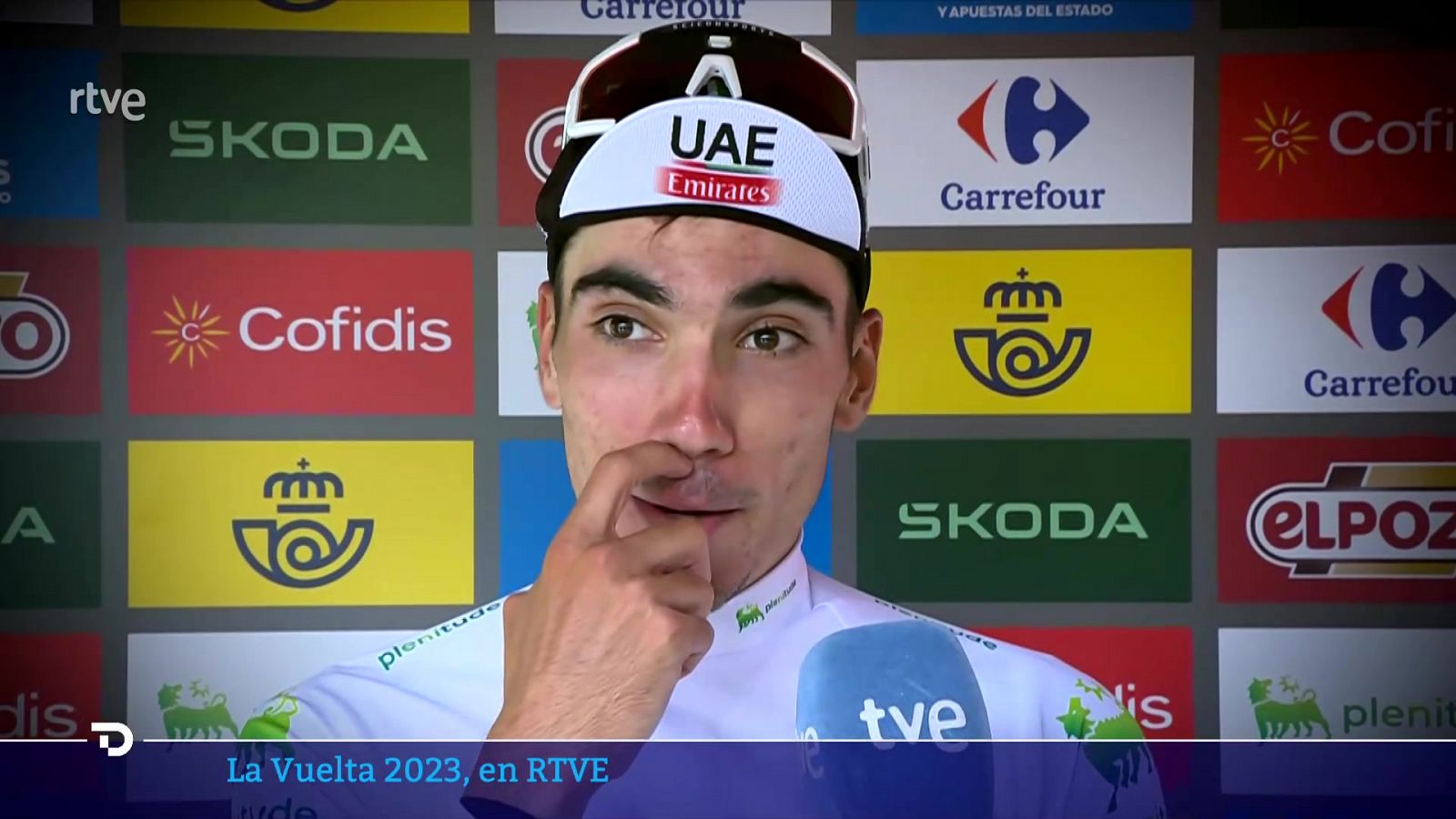 Juan Ayuso: "Mirase a donde mirase siempre había uno de amarillo" | Ver