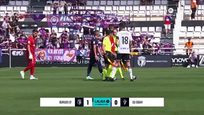 Burgos - Eibar: resumen del partido, 5� jornada. Ver en RTVE Play