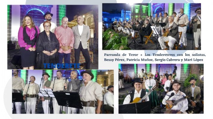 Tenderete - Tenderete - 10/09/2023 con la Parranda de Teror y los Tendereteros con las voces de Mari López, Patricia Muñoz, Sergio Cabrera y Besay Pérez.