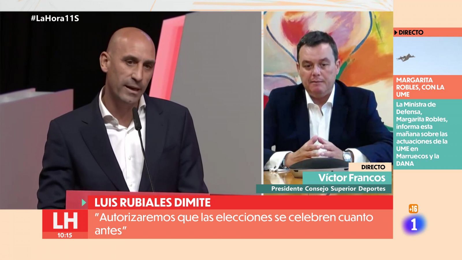 Francos pide un proceso electoral lo más "ágil y pronto posible"