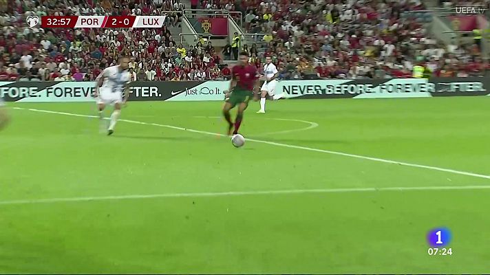 Portugal arrolla a Luxemburgo mientras Croacia y Gales también ganan sus partidos