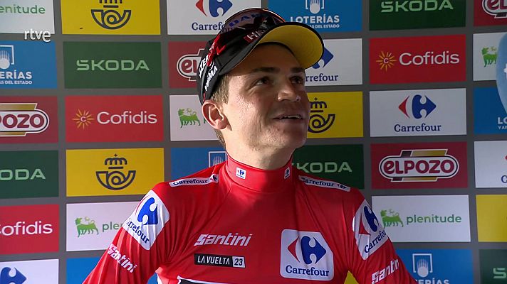  - Vuelta 2023 | Sepp Kuss: "Nos han dicho que Van Hooydonck está mejor"