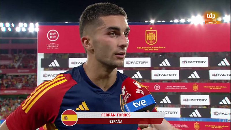 España 6-0 Chipre | Ferran Torres, tras su doblete: "Cada vez que vega a la selección voy a demostrar de lo que soy capaz" -- Ver ahora