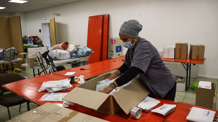 Telediario 1 - Asociaciones y particulares responden a la tragedia en Marruecos