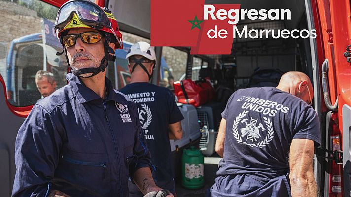 Los bomberos vuelven de Marruecos