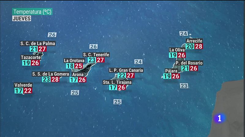 El tiempo en Canarias - 13/09/2023