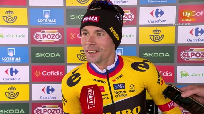 La Vuelta 2023 | Primoz Roglic: "He notado que Kuss se quedaba, pero yo he puesto mi ritmo sin intención de parar"
