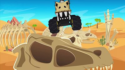 El circuito de dinosaurios más bestial - Swap Riders: Tunning The Beast | Ver