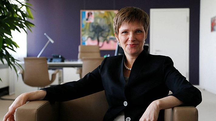 Telediario 1 - El BCE descarta a Delgado y propone a la alemana Buch como presidenta del Consejo de Supervisión