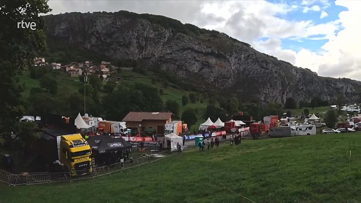 Así se monta una etapa de la Vuelta: la logística en carrera