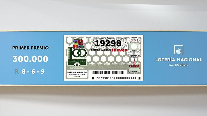 SELAE - Sorteo de la Lotería Nacional del 14/09/2023