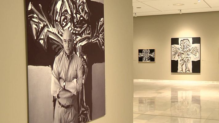 Telediario 1 - 25 años sin Antonio Saura: Madrid y Valencia recuerdan su obra