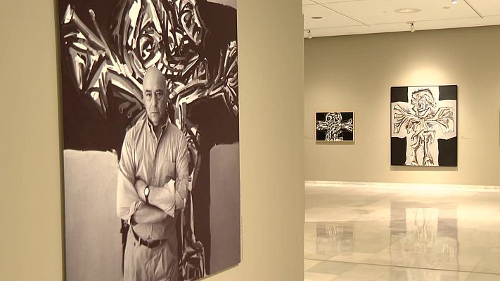 Telediario 1 - 25 años sin Antonio Saura: Madrid y Valencia recuerdan su obra