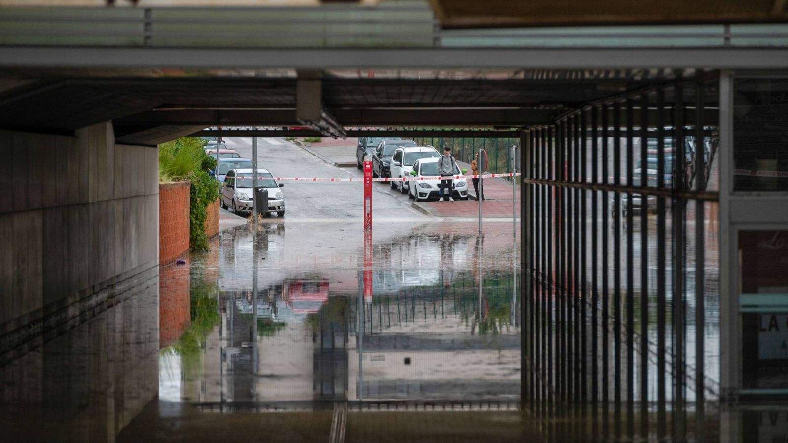 Las lluvias torrenciales en la Comunidad de Madrid dejan más de 50 litros por metro cuadrado en una hora