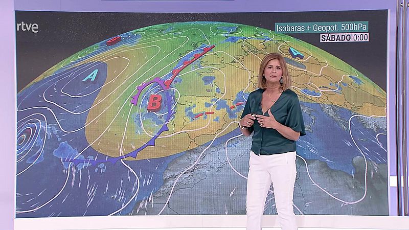 Chubascos y tormentas fuertes en el área mediterránea e interior sur - ver ahora