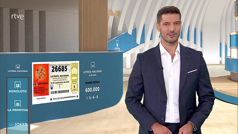 Sorteo de la Lotería Nacional del 16/09/2023 - ver ahora