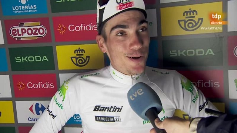 Juan Ayuso: ''No ha ganado un gregario, ha ganado el ciclista más fuerte''