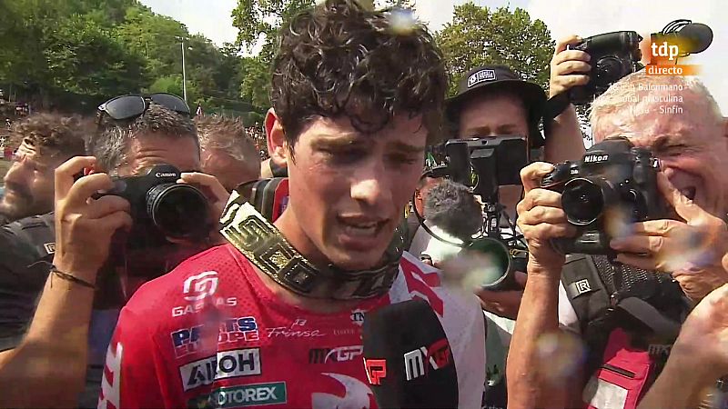 Jorge Prado, tras ser campeón del mundo de motocross: "Era mi sueño desde que era pequeño