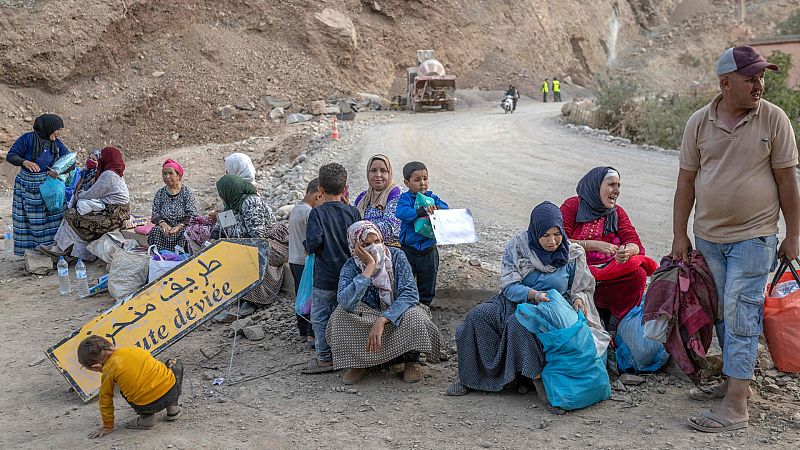 Sin luz, agua ni hogar: los efectos del terremoto se sienten en las aldeas del Atlas marroquí