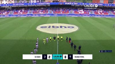Eibar - Racing de Ferrol: resumen del partido de la 6 jornada | Segunda - ver ahora