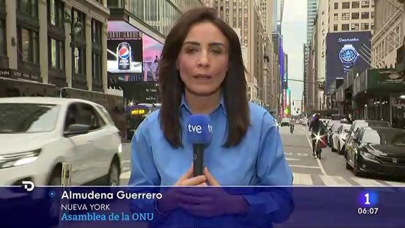 Sánchez llega a Nueva York para participar en la semana de alto nivel de la ONU | Ver