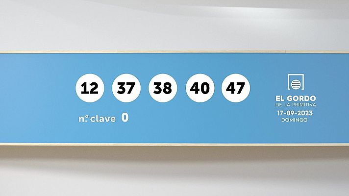 SELAE - Sorteo de El Gordo de la Primitiva del 17/09/2023