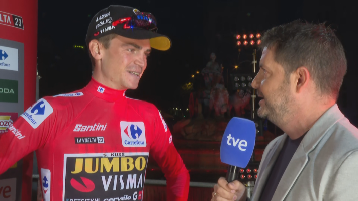Vuelta ciclista a España - Sepp Kuss, a RTVE: "Me gusta mucho mi trabajo como gregario. Es más tranquilo que ser un líder"