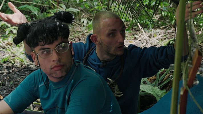 El conquistador - Nai y Euxebi discuten con Keroseno en el campamento