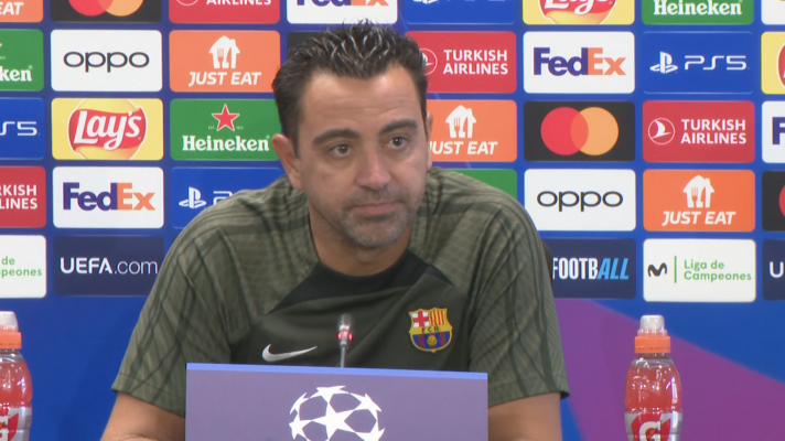 Fútbol - Xavi Hernández: "El objetivo en Champions es pasar de grupo"