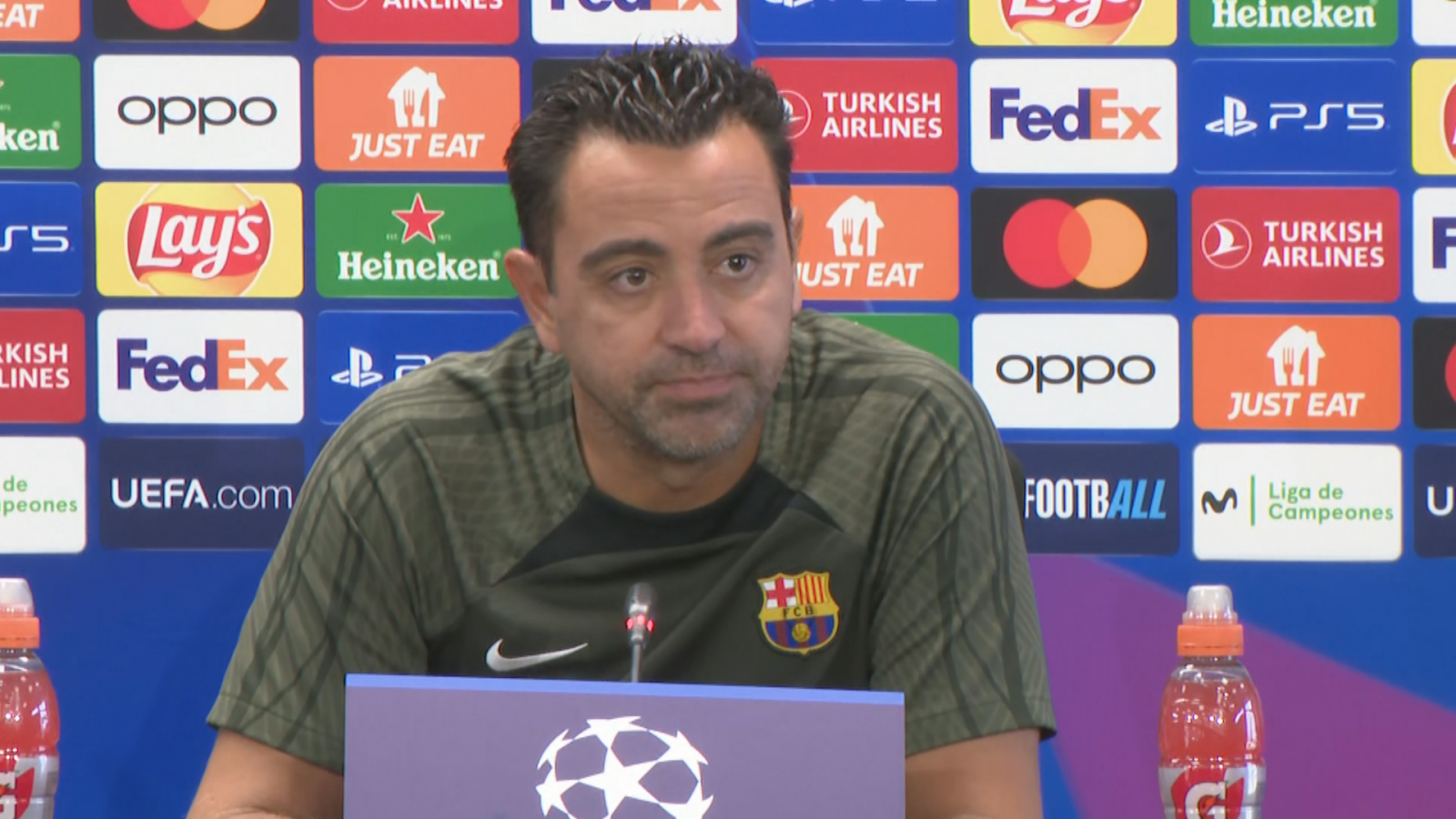 Xavi Hernández: "El objetivo en Champions es pasar de grupo". Ver en RTVE Play