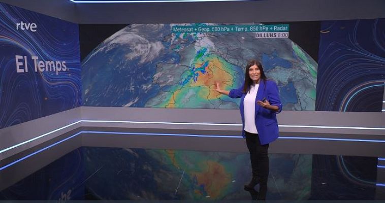 El temps - Dilluns de sol i cel de color blau