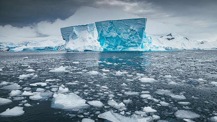 El hielo marino de la Antártida toca fondo
