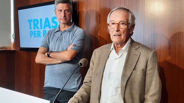 Telediario 1 - Trias cree que "los socialistas estaban detrás del intento de golpe de Estado del 23F"